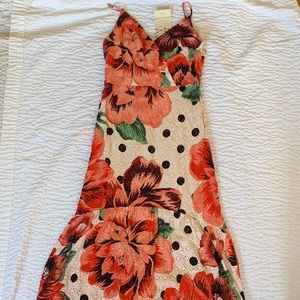 NWT Farm Rio for Anthropologie Floral Dress Sz 4